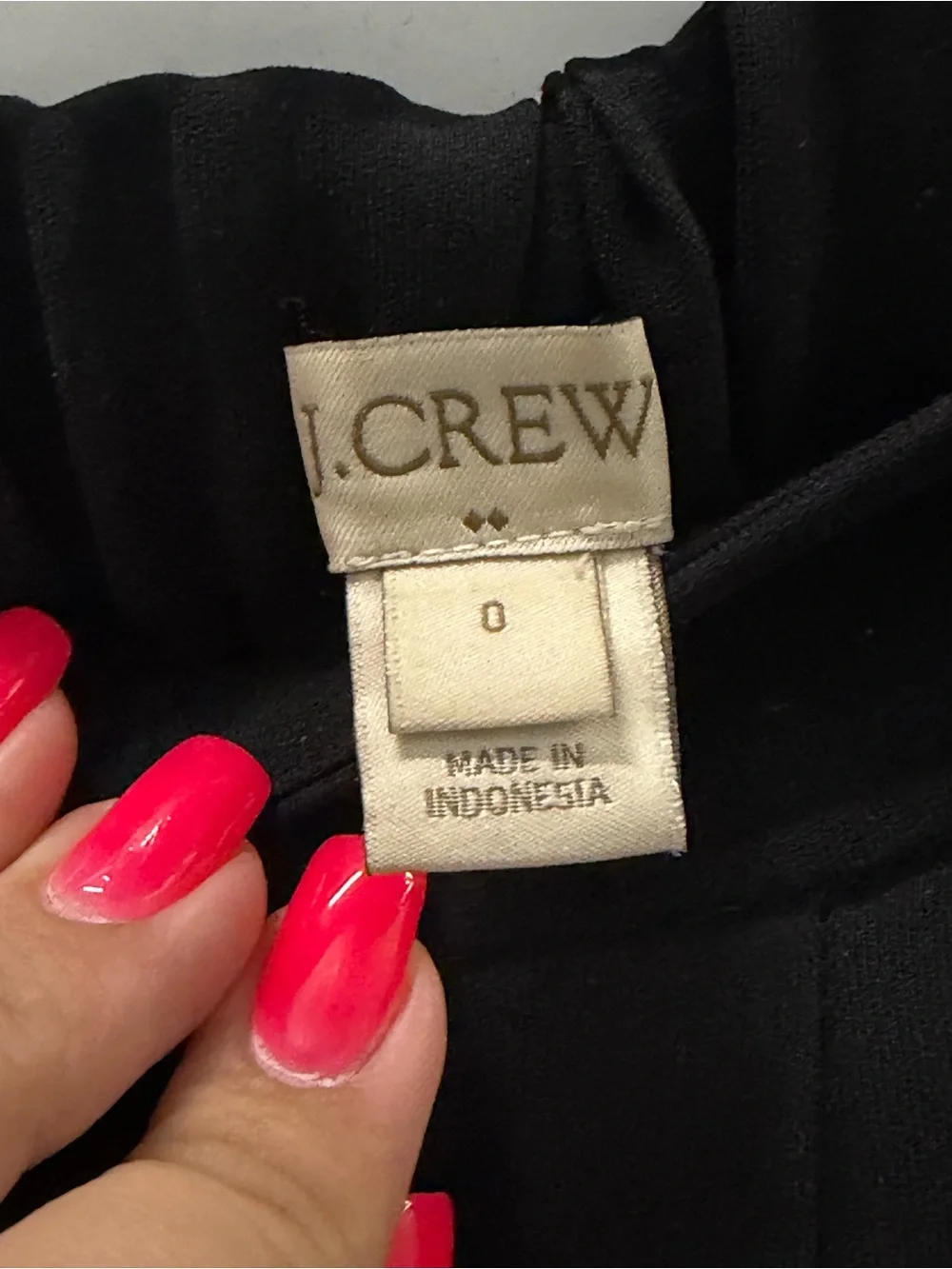 J. Crew Black Dress Pants with Elastic Waist Size 0